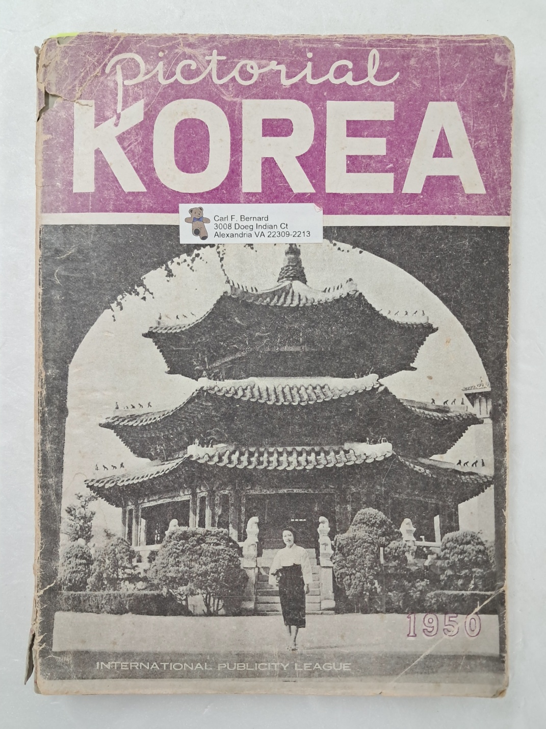 [55] 서울 지도, 이승만 대통령 사진 등을 수록한 [한국 화보(Pictorial Korea)] 1950년