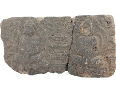 [98] 탑과 불상이 새겨진 전돌