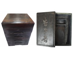 [107] 위당 정인보(鄭寅普) 선생 벼루와 5단 찬합