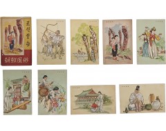 [215] [죠선풍속] 채색엽서 세트