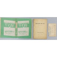 [156]서점 광고지, 부민원 엽서, 권업모범장 발간소책자 등 수원관련 자료 3점