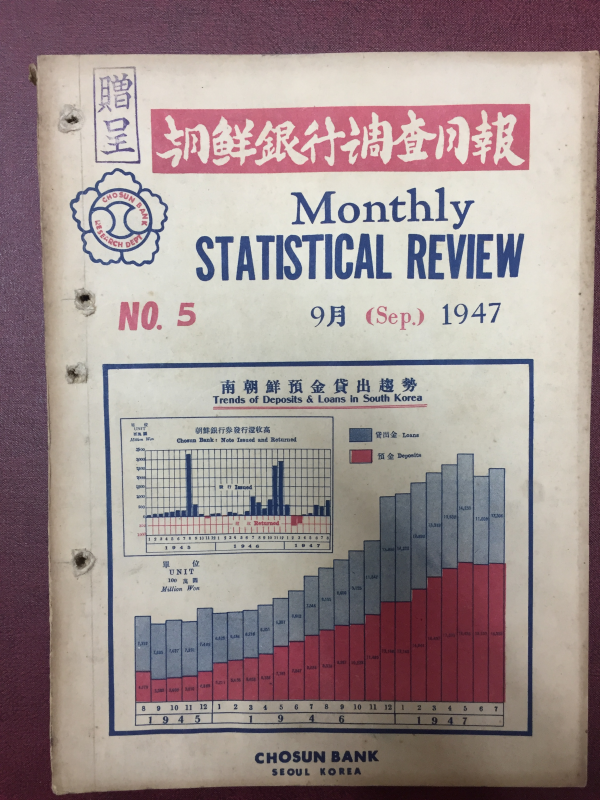 조선은행조사월보 NO.5 1947.9