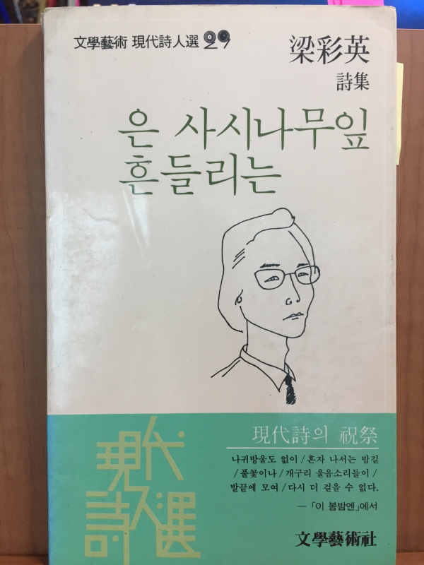 은 사시나무잎 흔들리는(양채영 시집)