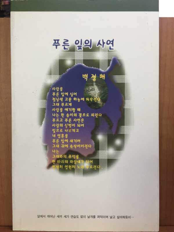 푸른 잎의 사연 (백정해 시집)