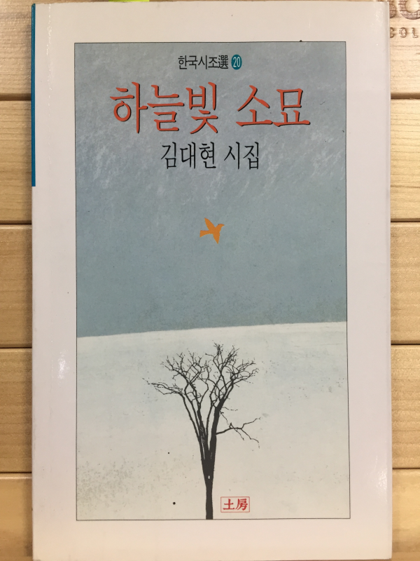 하늘빛 소묘 (김대현시집,초판,저자서명본)