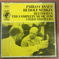 Beethoven* - Pablo Casals, Rudolf Serkin ‎– The Complete Music For Cello And Piano