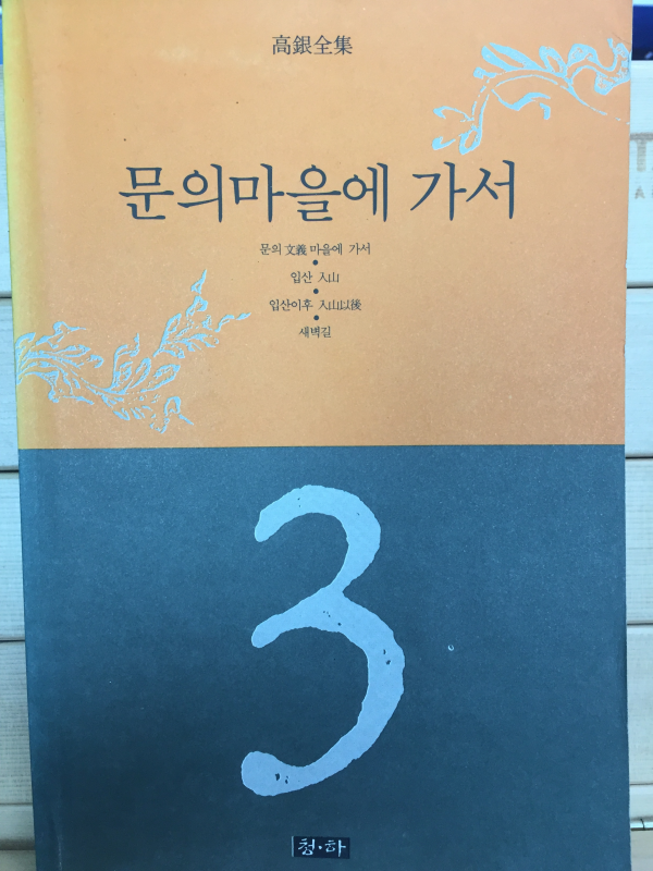고은전집3 - 문의마을에 가서 외