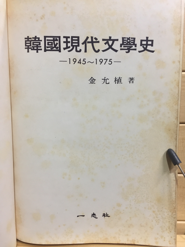 한국현대문학사 1945~1975