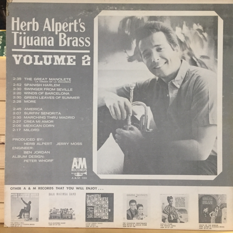 Herb Alpert's Tijuana Brass ‎– Volume 2