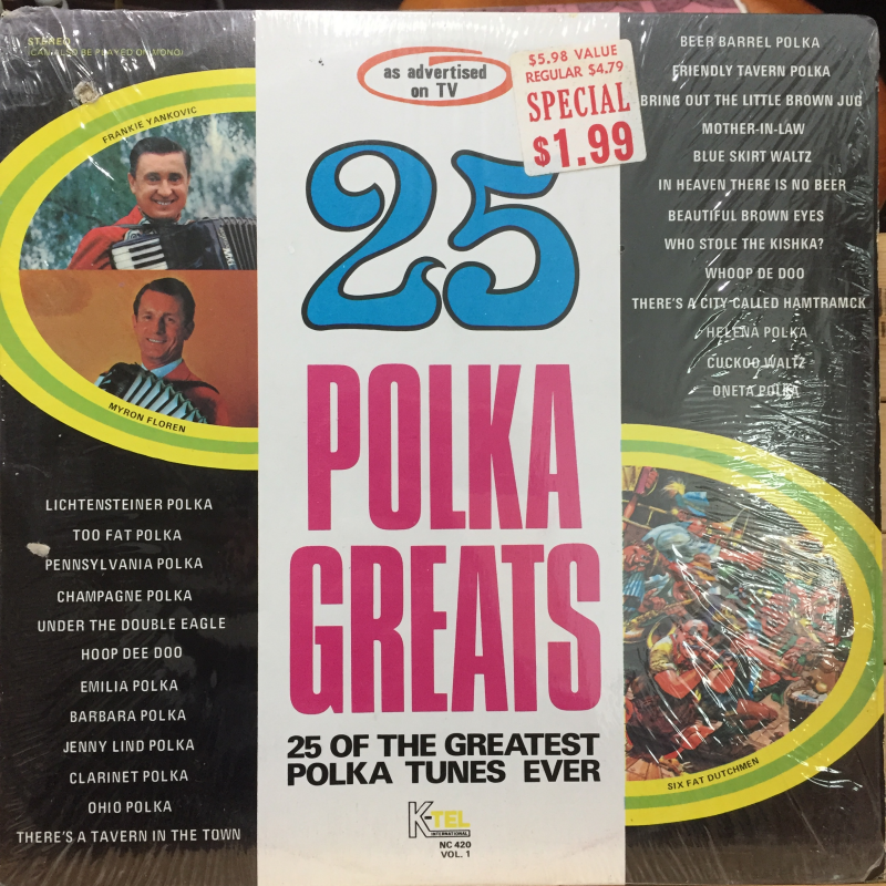 Various ‎– 25 Polka Greats Volume 1