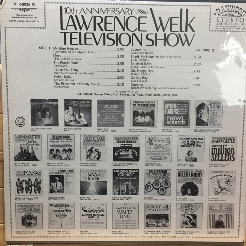 Lawrence Welk ‎– The Lawrence Welk Television Show 10th Anniversary