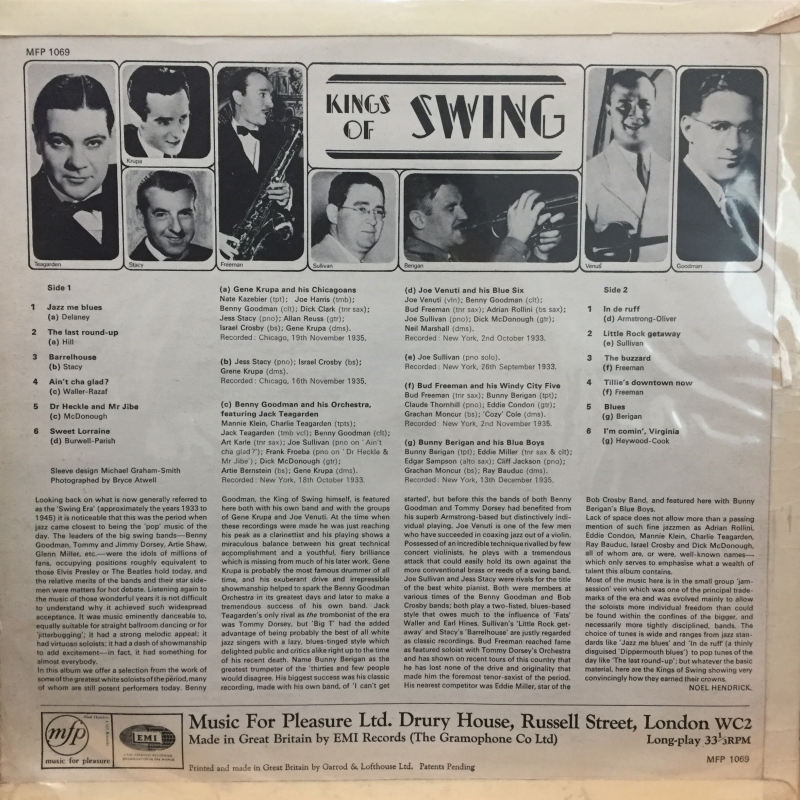 Various ‎– Kings Of Swing