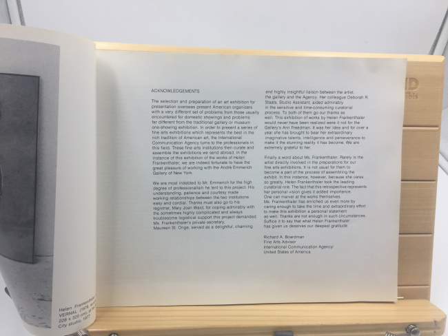 헬렌 프랑켄탈러(Helen Frankenthaler A Selection of Small Scale Painting 1949-1977)