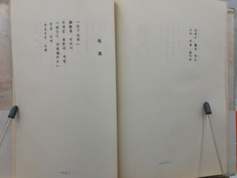 원두막 언저리 (조종래제5시집,1978초판,저자서명본)