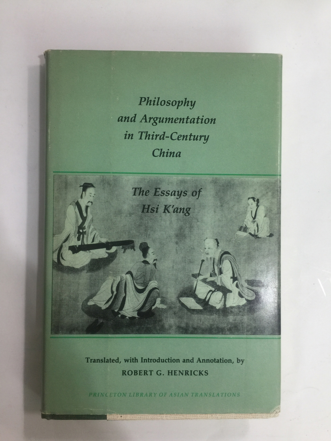 3세기 중국의 철학과 논증 : Hsi K'ang의 에세이