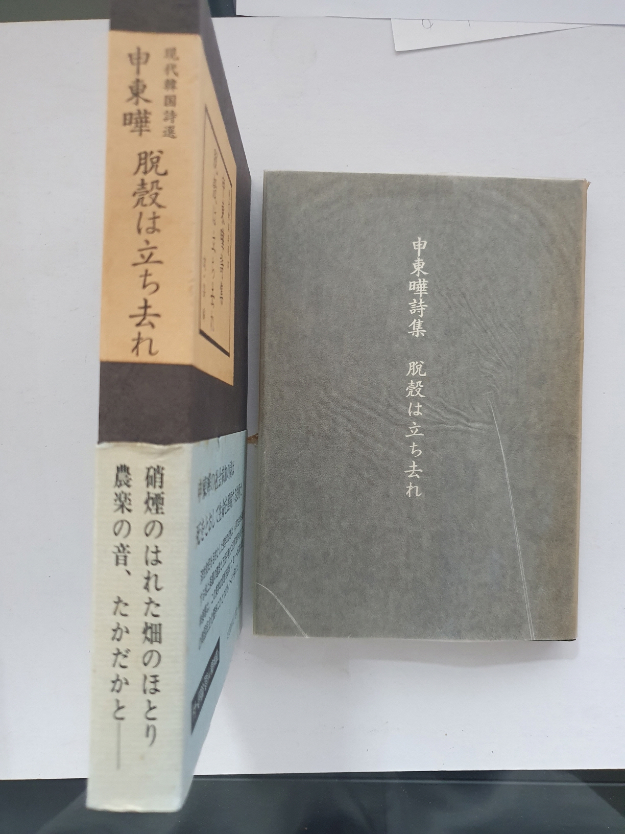일본 梨花書房판 현대한국시선 전5책 중 제3 [신동엽시집 껍데기는 가라]