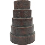 [114] 통원목 5단 체감형 필통 通原木 五段 遞減型 筆筒