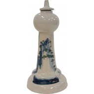 [144] 백자청화 금강산·죽문 강원도 등잔대(호롱)