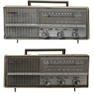 [244] 금성 휴대·탁상 겸용 트랜지스터 라디오 (BM-709) 2점 GoldStar Transistor Radio (Model BM-709)