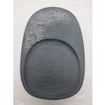 중국 4대 명 벼루 중의 하나인 매화문이 양각된 흡연(歙硯)