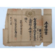 졸업증서 卒業證書