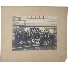 [61]일본 최초의 광고 대행사 중 하나인 [만년사 萬年社] 단체 기념사진