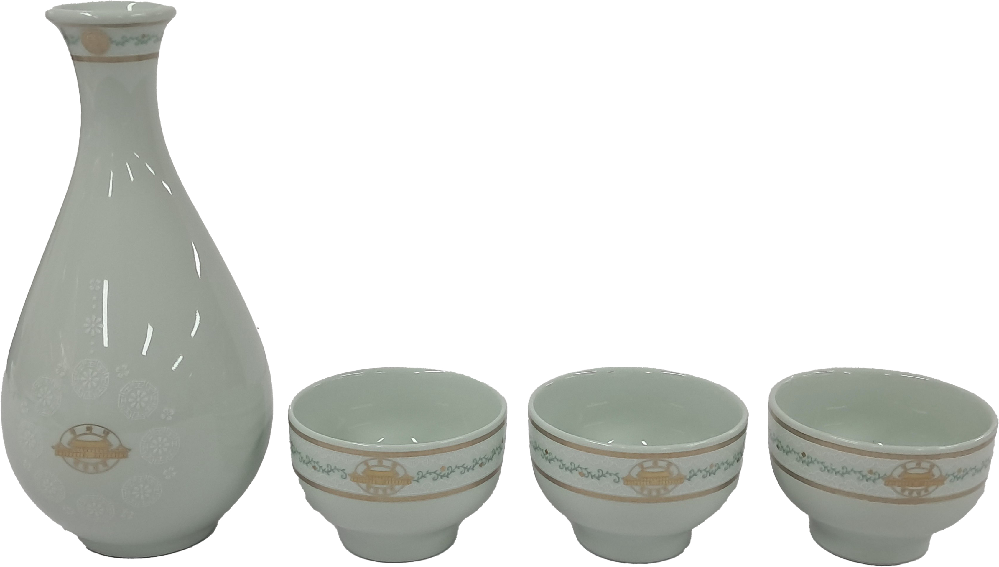 [64] 청와대 기념 술병과 술잔 세트