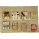 경성 5대 백화점인 미츠코시·화신백화점 등 홍보성냥 8점