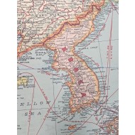 [164] 호주의 로빈슨이 만든 [중국과 일본 인접국 지도]