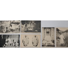 [12] 조선 풍속 우편엽서 6점 일괄