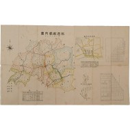 [5] 일제강점기 충북 보은군 개황(槪況)이 수록된 채색 [보은군 관내도(報恩郡管內圖)]