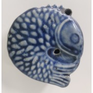 [288]백자 청채 어형 연적 白磁靑彩魚型硯滴