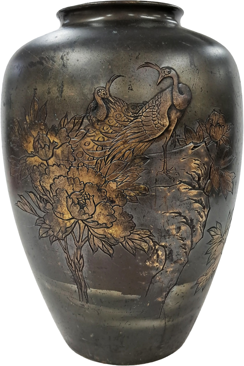 조선운송주식회사 창립10주년기념 표창 [청동호 靑銅壺]