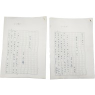 [26] ‘꺼삐딴 리’의 소설가 겸 서울대 국문과 교수인 전광용(全光鏞) 선생의 [올림픽의 꿈] 및 [서울올림픽] 에세이 친필원고 2점