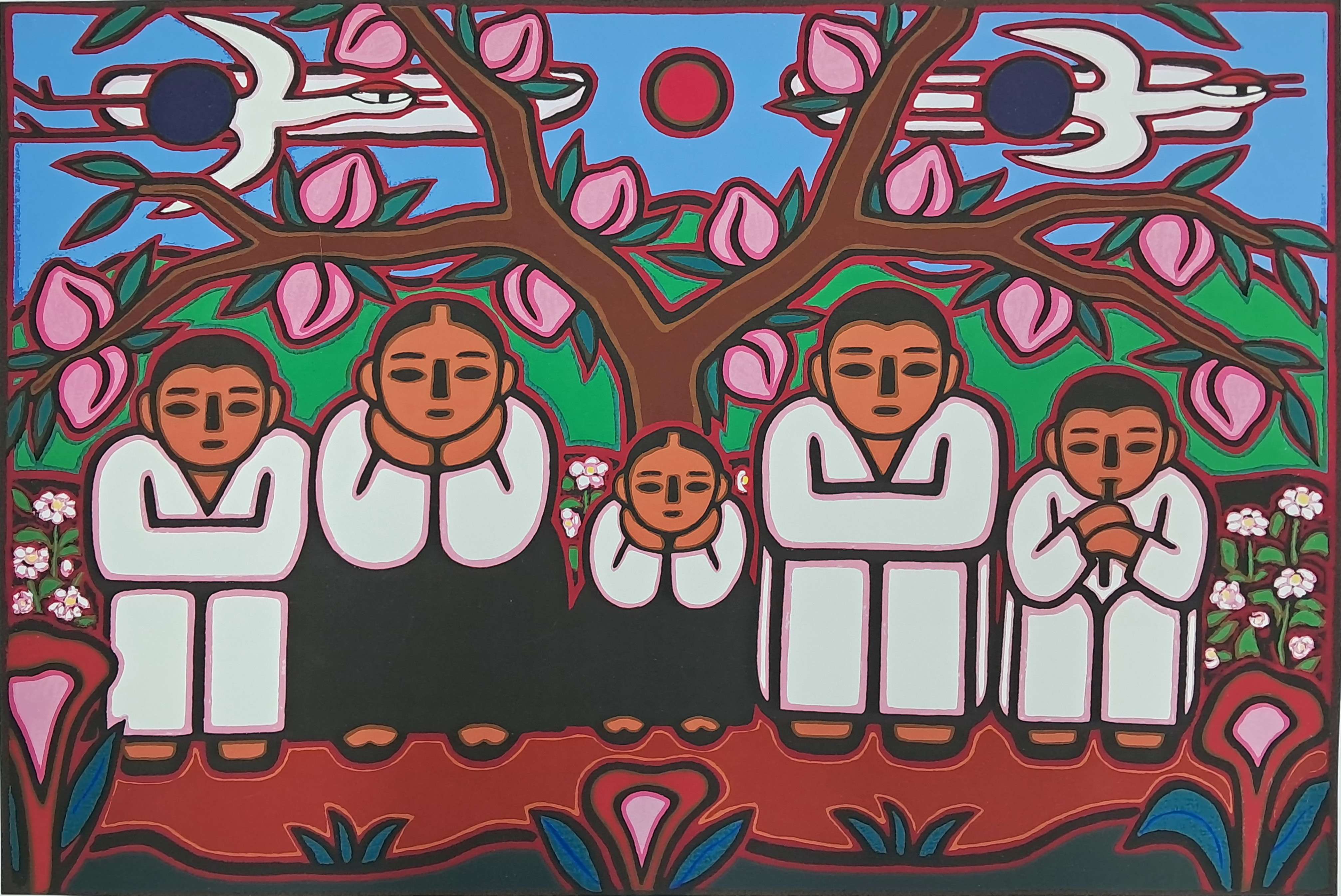 [58] 이만익 - 도원 가족도