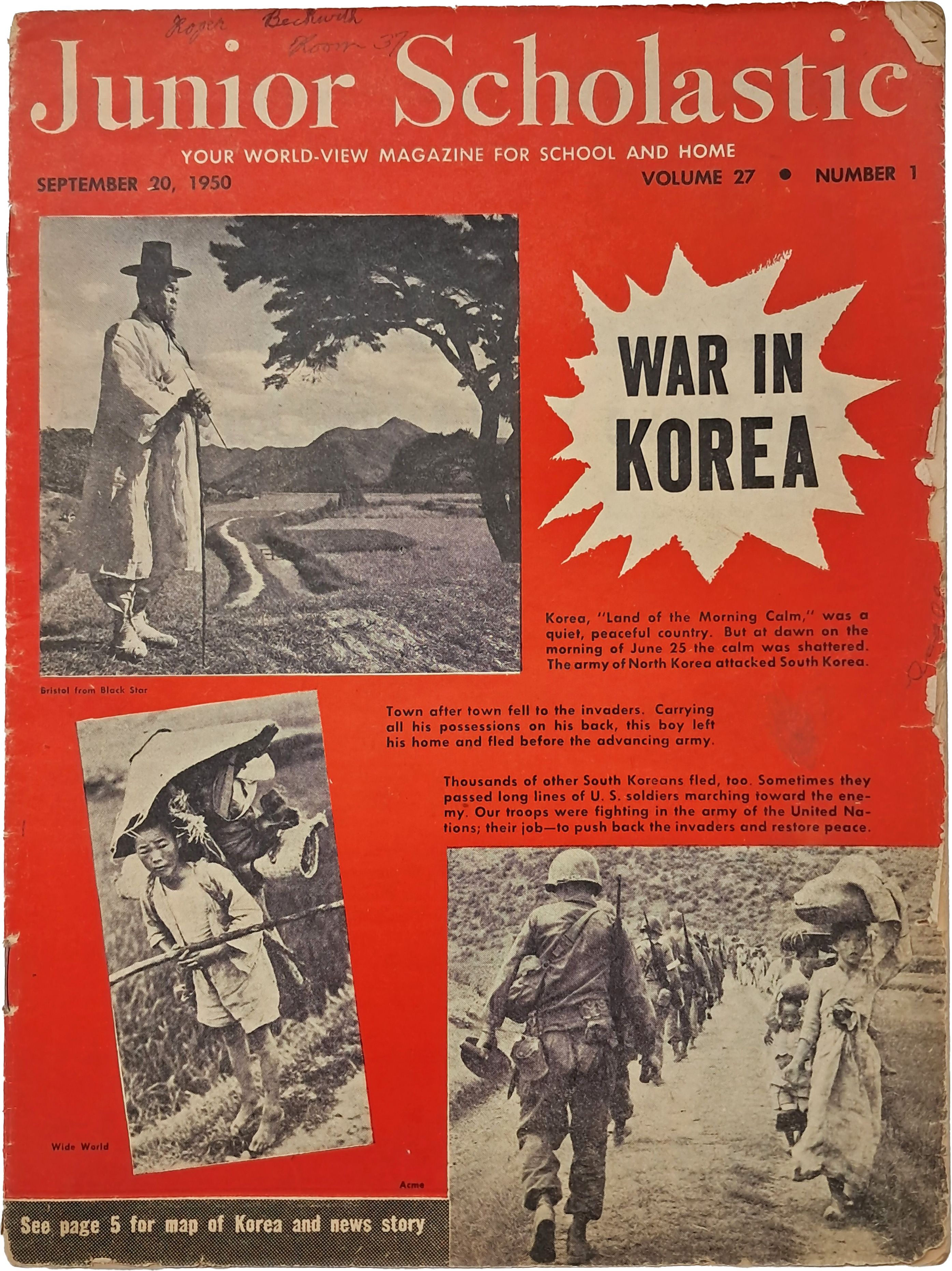 [58] Junior Scholastic – 어린이를 위한 한국전쟁 특집