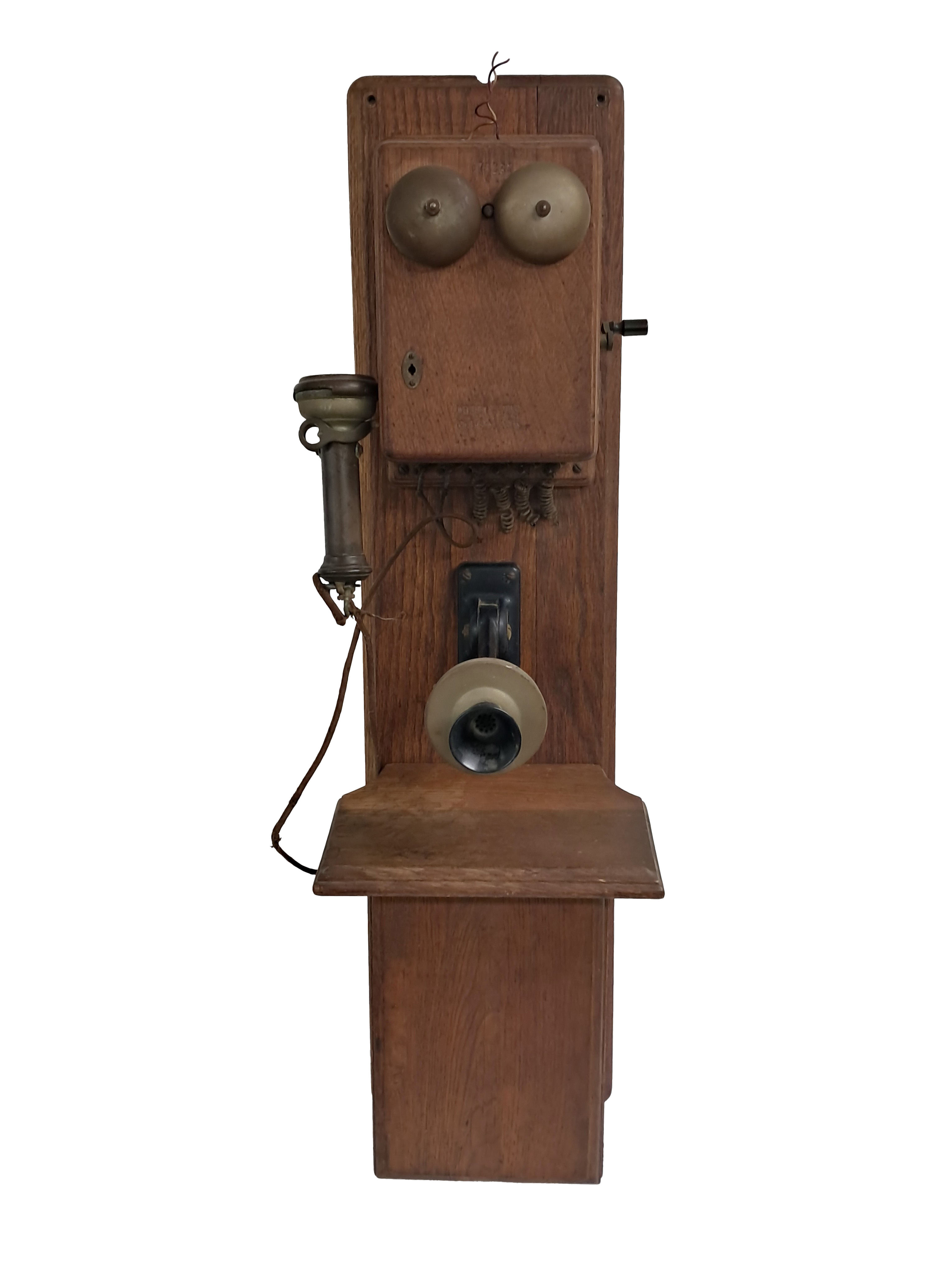 [18] 20세기 초, 초기 자석식 벽걸이 전화기