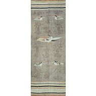 [174] 조선시대 깔개와 휘장으로 쓰인 [오학문 모담 五鶴文 毛毯]