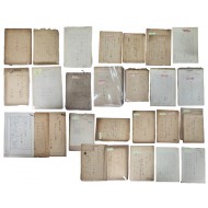 [346] 소설가이며 국문학자인 백사(白史) 전광용(全光鏞)의 친필 소설원고 및 시고 일괄