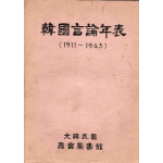한국언론연표(1911-1945)