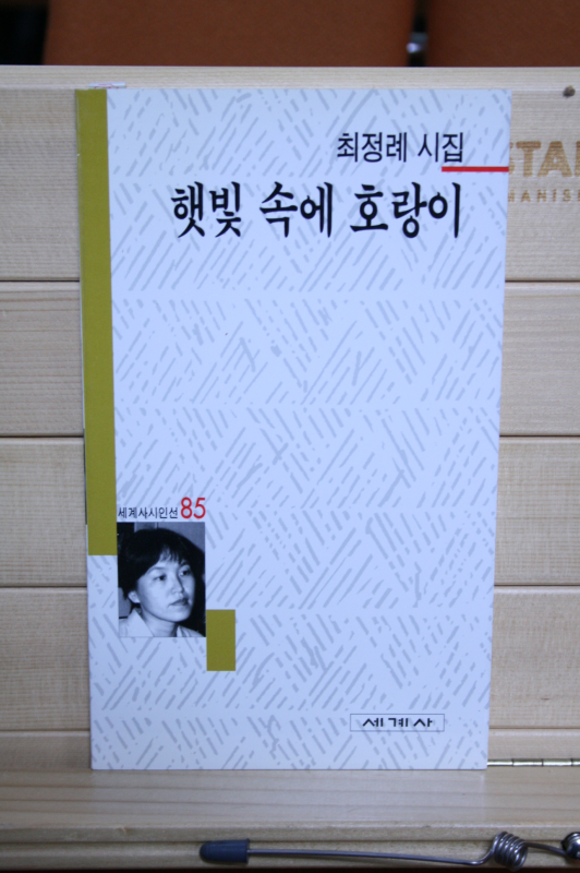 햇빛 속에 호랑이 (최정례시집,초판저자증정본)