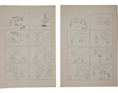 [32] 박수동 “새신랑 미스터 신” 원고 2점