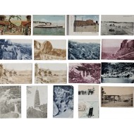 [69] ‘부산부청’, ‘관부연락선’, ‘해운대해수욕장’, ‘동래온천’과 실체엽서가 담긴 부산 엽서 17점 일괄