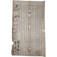 [165] 임용발(任龍發)의 효행을 포장하기 위한 경주 순상(慶州巡相)에게 올리는 대형 소지