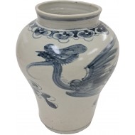 [105] 백자청화봉황문호 白磁靑畫鳳凰文壺