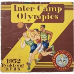 [187] 참가자들의 사인이 담긴, [벽동포로수용소 올림픽 화보집 Inter Camp Olympics]