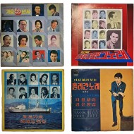 [24] 힛트 가요레코드전집 제1집 등 LP판 4점