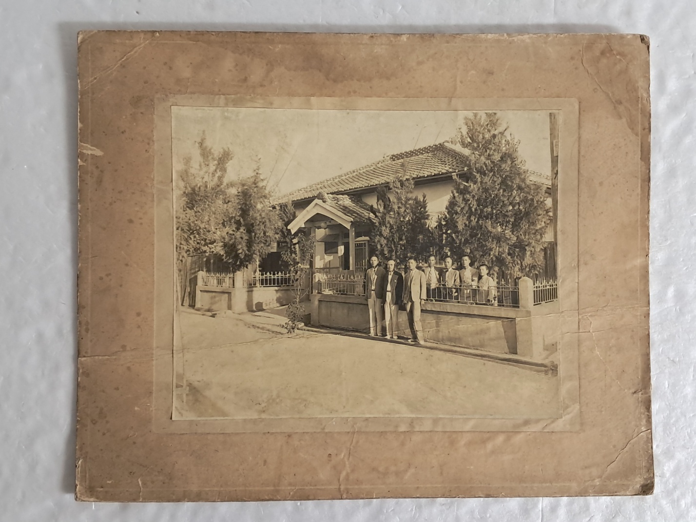 일제강점기 관공서 배경 7인의 사진