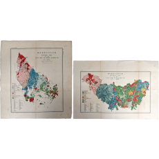 경상남도 동부·서부 지질도 2점