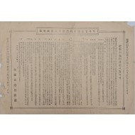 ‘비료의 시비개선(施肥改善)에 대하여’ 공고 벽보